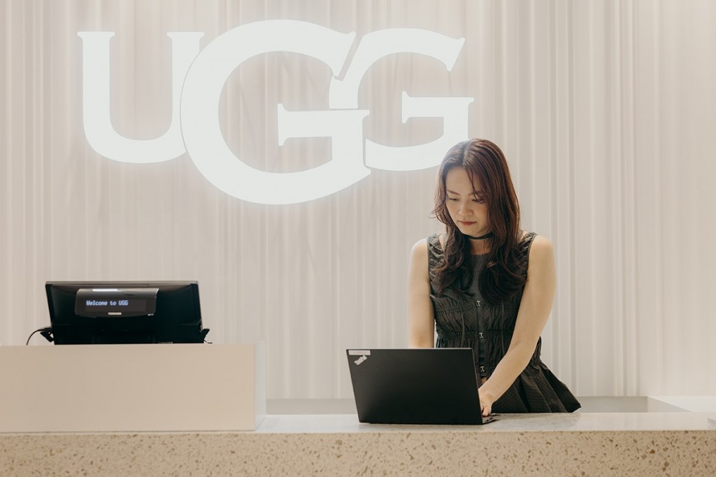 UGGの販売員になって成長したことを教えてください